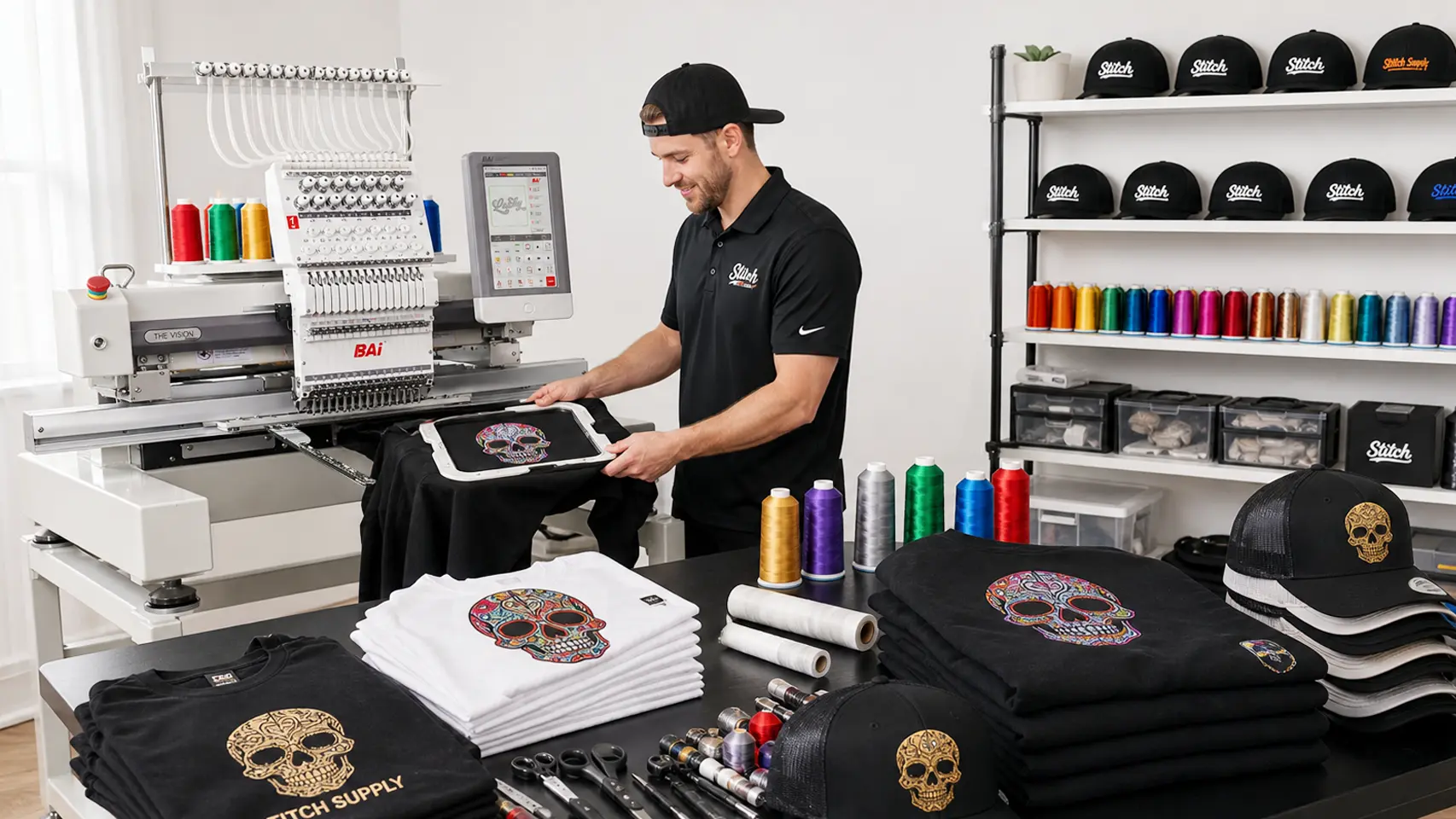 Growing embroidery shop consultation