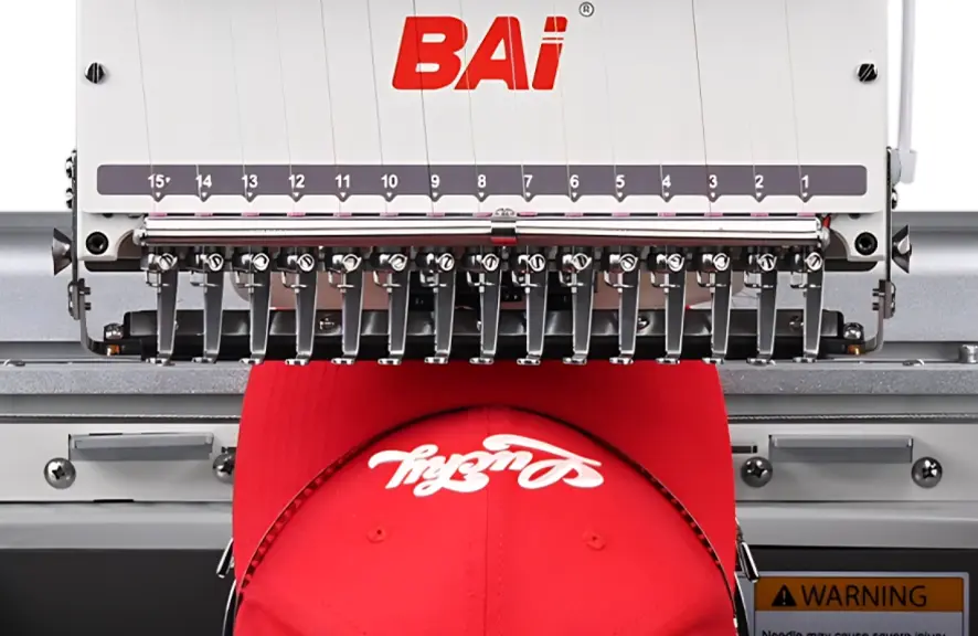 Embroidery business training scene
